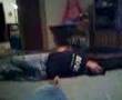 landin on my back