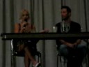 Michael Rosenbaum and Laura Vandervoort at SFX 2008