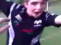 Ysgol Dinas Bran rugby training THE GAUNTLET