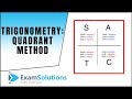 A-Level Maths - Trigonometry Quadrant method