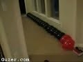 guy pops baloons with a laser {amazing} guy pops baloons with a laser {amazing}