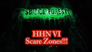 Walking through all the Scare Zones in Halloween Horror Night 6 at Universal Studios Singapore.