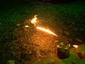 Flame Thrower Gone Wrong