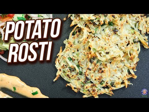 Potato Rosti Recipe – How To Make Potato Pancakes – BEST Breakfast Recipe – Ruchi