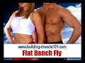 Flat Bench Dumbbell Flys by www.building-muscle101.com