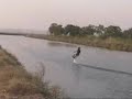 Hydrofoiling behind the Hilux