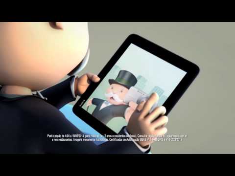 Monopoly McDonalds - Comercial Tablet