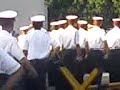 Cadetes marchando franco