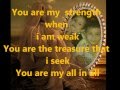 YOU are my all in all ( JESUS LAMB OF GOD )