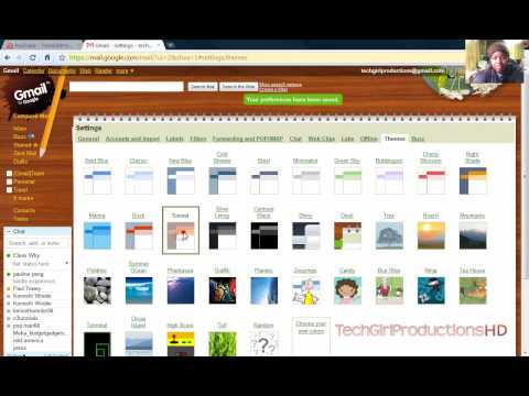 how to get more themes for gmail