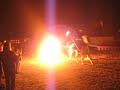 Osterspektakel Spremberg (Ritter, Turnier, Pferd, Feuer)