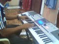 because of you on piano