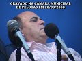 Ver. Pedrinho Dormindo e Ver. Ivan Duarte acordando-o