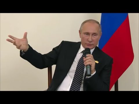 Putin zu Merkels neuen Sanktionen gegen Russland wegen Syrien (wegen Doping, Unwetter, Pest etc.)