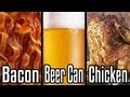 Video: Bacon Beer Can Chicken - Epic Meal TimeBacon Beer Can Chicken - Epic Meal Time
