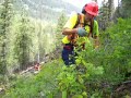 Heli-logging turn