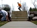 Dylan (Blindskater1213) skating At Fairhaven, Kickflip 6 set.