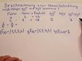 Bruchrechnung mit ggT und kgV Bruchrechnung mit ggT und kgV
