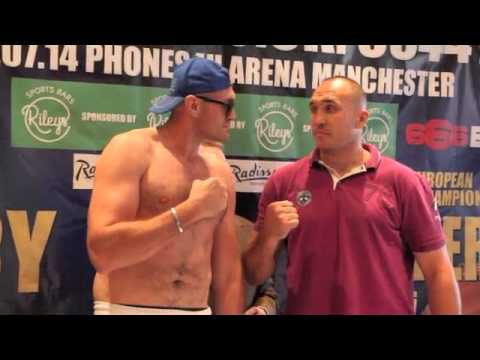 TYSON FURY v ALEXANDER USTINOV HEAD TO HEAD @ PRESS CONFERENCE / FURY v USTINOV
