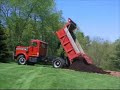 Dumping a load of compost