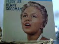 Peggy Lee sings with Benny Goodman