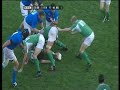 Hickie scores his second against Italy