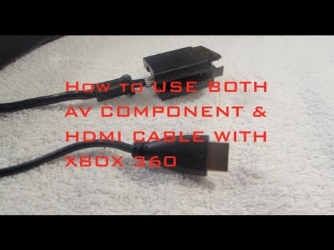 how to fit a hdmi cable with an xbox 360