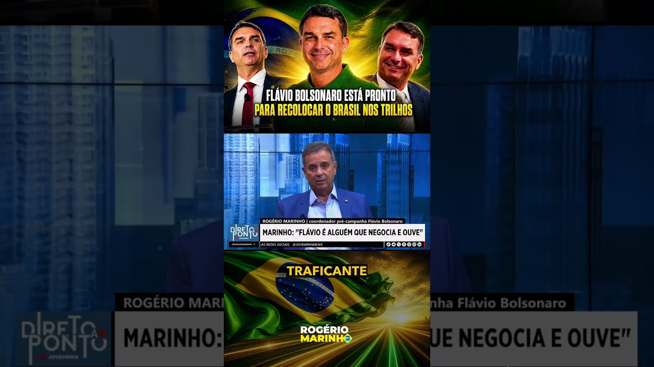 Flávio Bolsonaro está pronto para liderar: ordem, crescimento, segurança e valores para o Brasil!