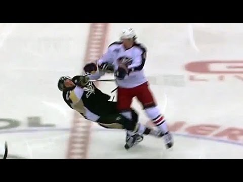 Video: Johansen levels Crosby with big hit