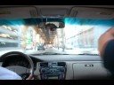 drivin down the block