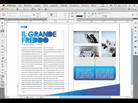 Regolazione spazi in InDesign CS5 Regolazione spazi in InDesign CS5