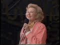 dame vera lynn at the age of 77, performing aboard the qe2 in 1994 to commemorate the 50th anniversary of the 'd' day landings of june 6th 1944. for the benefit of our american cousins, vera lynn was known as the 'forces sweetheart' during world war 2 and lifted the morale of british troops both at home and abroad. she was appointed 'dame of the british empire' in 1975 and in march 2008 will celebrate her 91st birthday. her performance is introduced by the veteran us broadcaster walter cronkite.