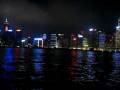 middle of hong kong harbour on the ferry