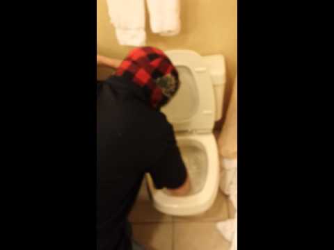 how to unclog a toilet in a hotel room