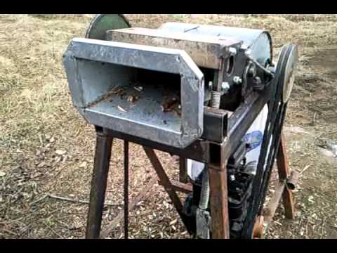 faapritó - Fa aprítás házilag Wood Disintegrator.