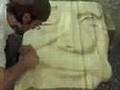 Einstein portrait in wood -time lapse video- by: ED Vining