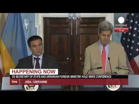 Crash - John Kerry, US Secretary of State, and Pavlo Klimkin, Ukrainian Foreign Minister hold news conference in Washington DC. What is in the news today? Click to watch: https://www.youtube.com/playlis...