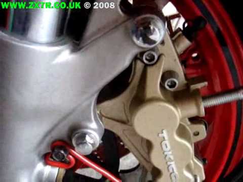 how to bleed zx7r brakes