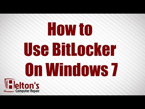 how to bitlocker windows 7
