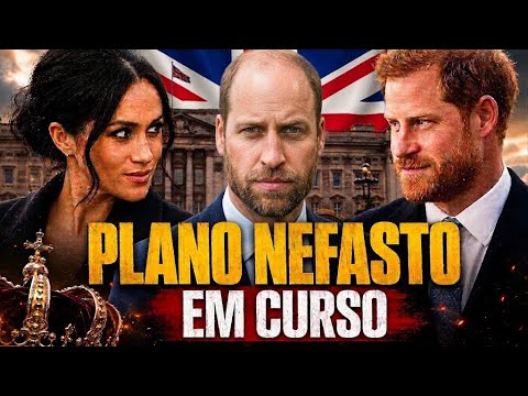 HARRY E MEGHAN ESTARIAM DECIDIDOS A LEVAR O REINADO DE WILLIAM À MISÉRIA