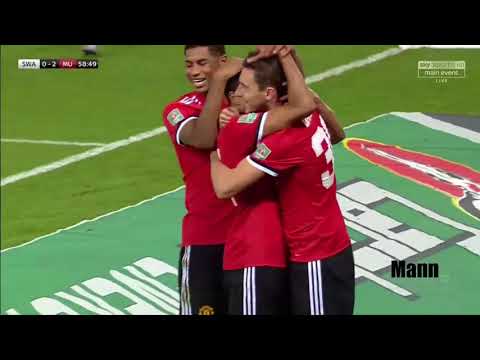 Swansea vs Manchester United (0-2) - All Goals & Highlights - LEAGUE CUP 24/10/2017 HD