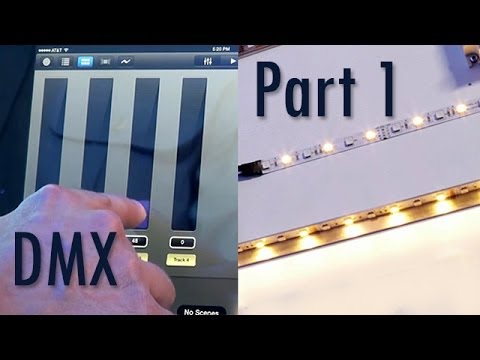 how to control dmx lights with ipad