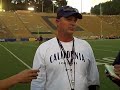 Fall Camp Notebook: Day 11 - Jeff Tedford