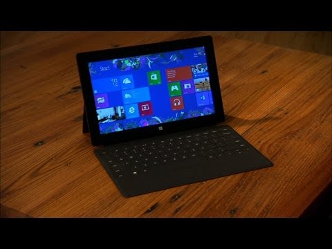 Microsoft Tablet - http://cnet.co/TVivzi Surface excels at productivity, thanks to its comfortable keyboard accessory and the inclusion of Office 2013 preview. More apps would ...