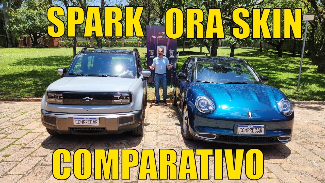 Comparativo: Chevrolet Spark  x GWM Ora Skin 58