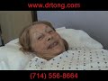 Patient returns from out of state for NBE treatment for abdominal bloating and swelling.
