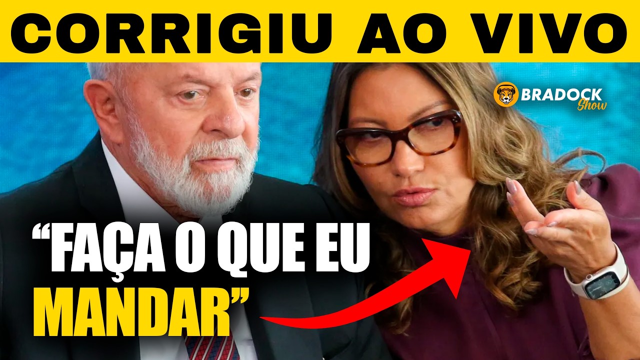 AO VIVO: JANJA CORRIGE LULA EM DISCURSO