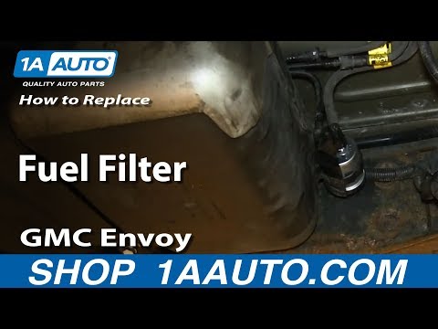 How To Install Replace Fuel Filter 2003-08 GMC Envoy XL Chevy Trailblazer