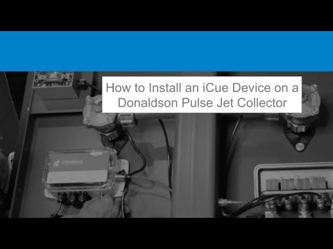 How to Install an iCue Device on a Donaldson Pulse Jet Collector