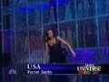 Miss USA Rachel Smith Falls in Mexico City